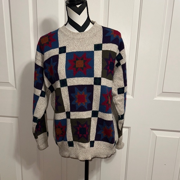 Charter Club Other - Charter Club Men's Quilt Pattern Crewneck Sweater